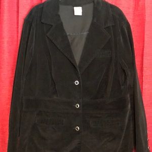 Black corduroy jacket